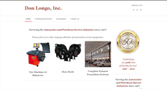 Desktop Screenshot of donlongoinc.com